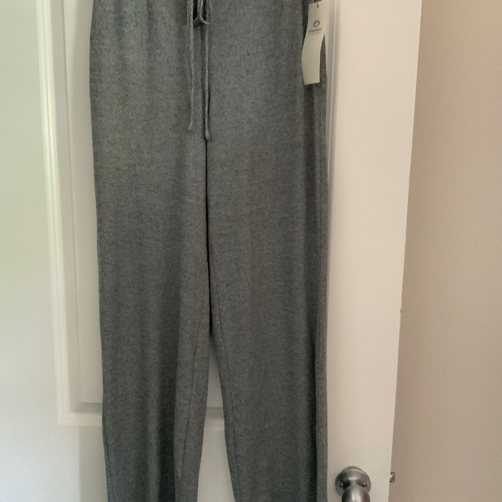 Mono b Wide Leg Pajama/Lounge Drawstring Pant New, Size S